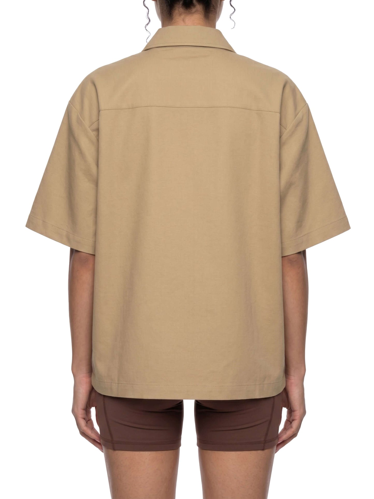 unisex boxy shirt Heavyweight Short Sleeve Shirt