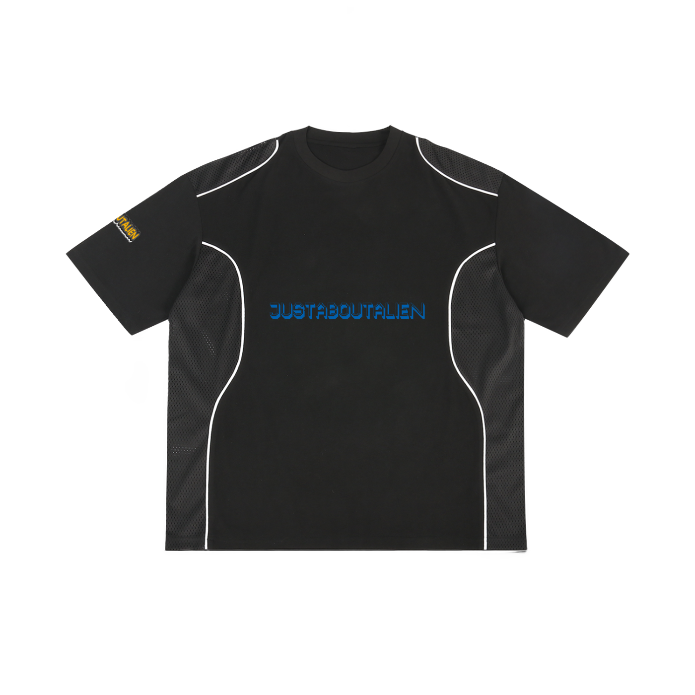 Contrast Piped Panel T-Shirt