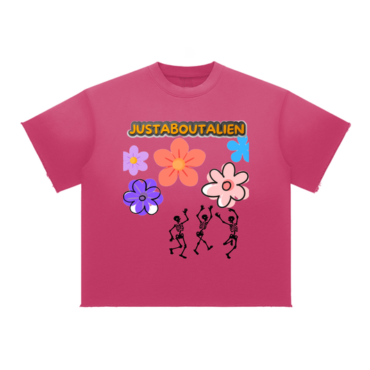 Sun Fade Raw Edge T-Shirt