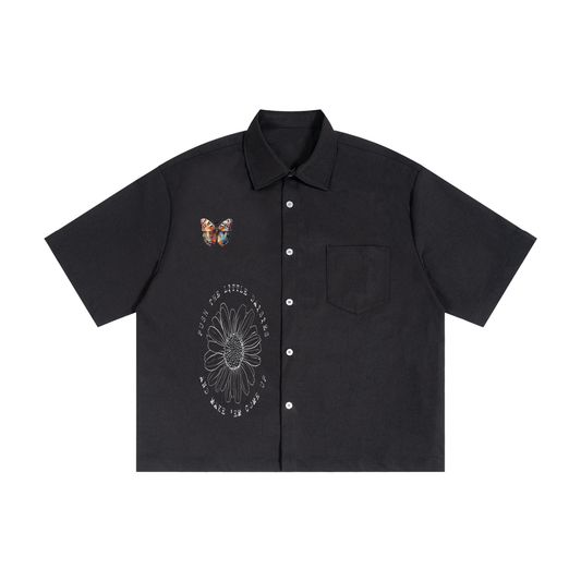 Unisex Boxy Heavyweight Short Sleeve Shirt