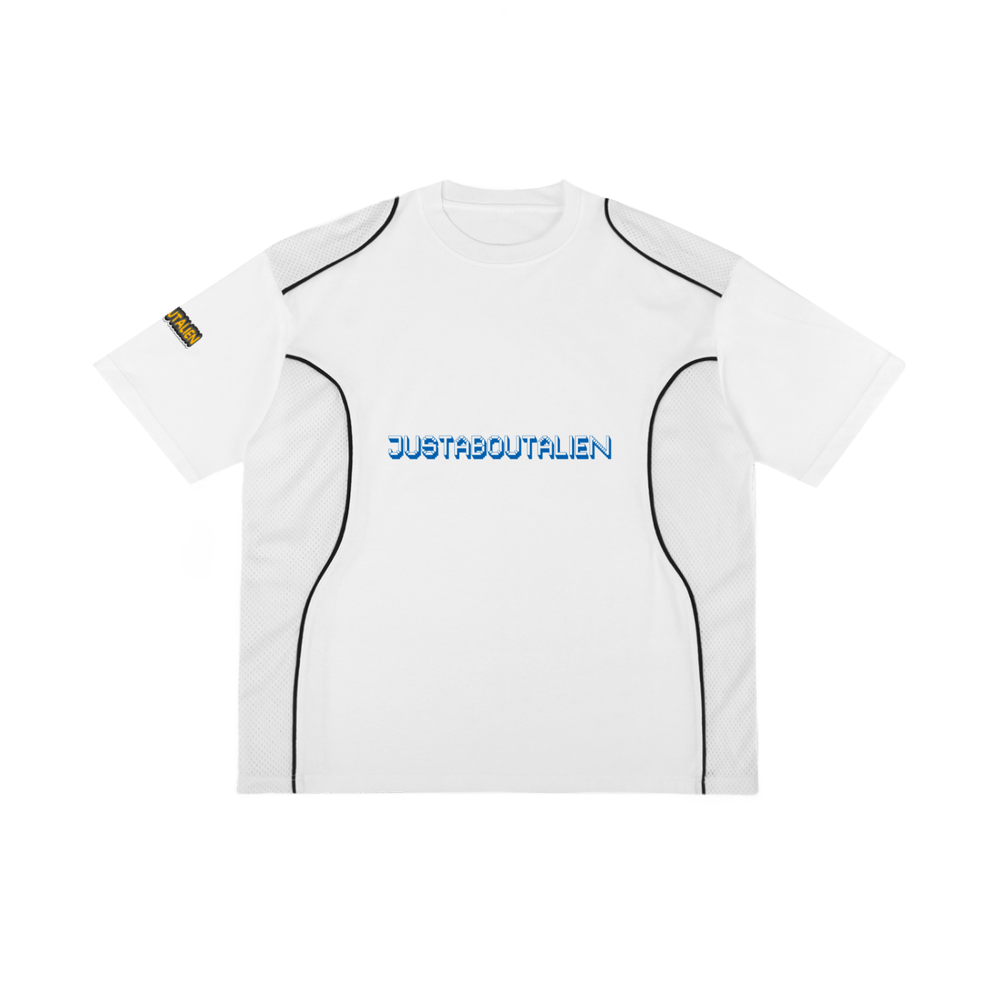 Contrast Piped Panel T-Shirt